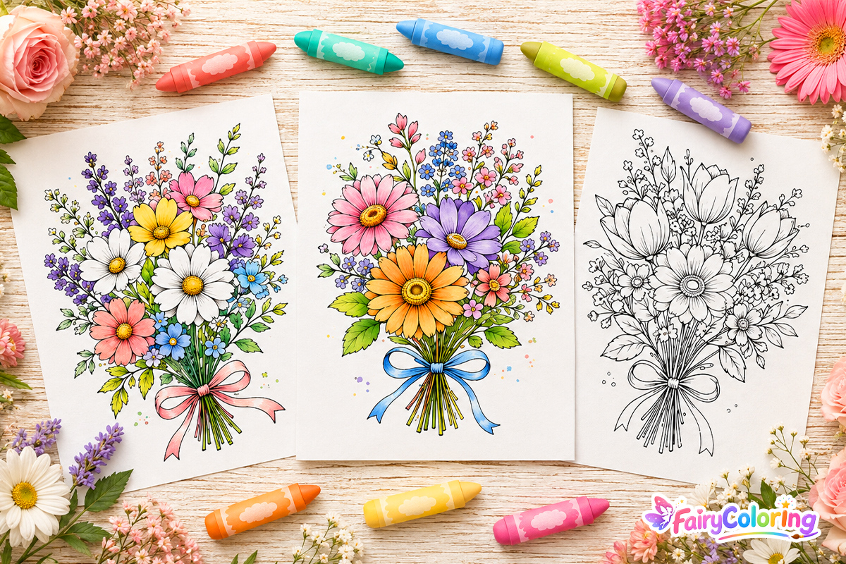 Easy flower painting